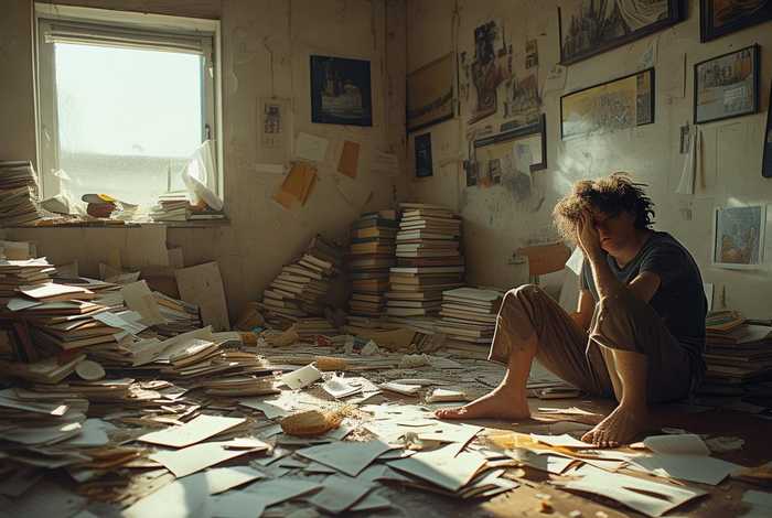 凌乱的生活心情描写（凌乱的生活心情描写片段）