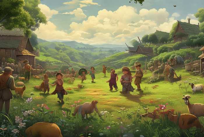 村民的生活思考他们该如何面对随之而来的饥荒呢 村民的生活很是惬意