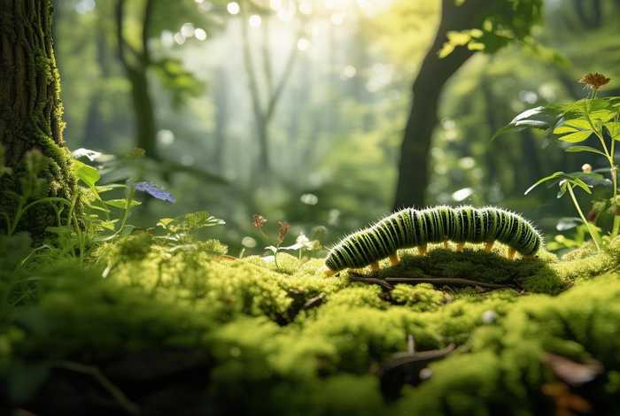 毛毛虫生活在怎样的环境里 - 毛毛虫生活在怎样的环境里视频