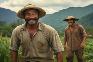 大山逍遥农民、大山逍遥小农民