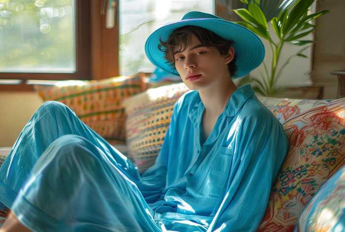 居家睡衣生活照；居家睡衣生活照真实夏季