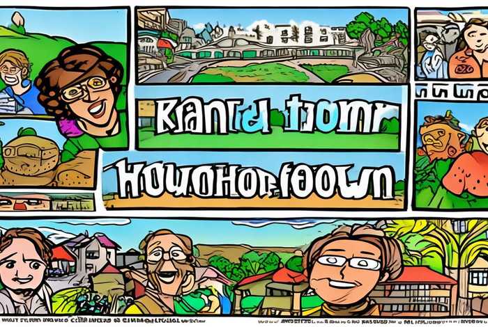 家乡生活变化手抄报，家乡变化生活幸福手抄报