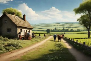 50年代的农村生活文案（50年代的农村生活文案图片）