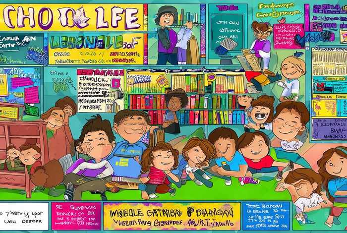 关于学校生活的手抄报、关于学校生活的手抄报怎么画