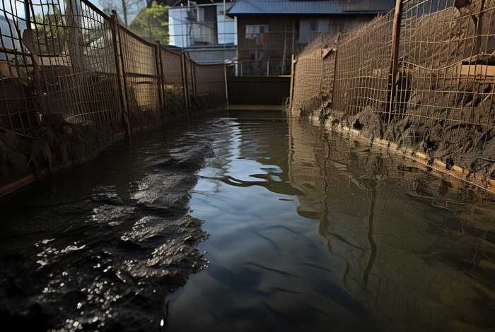煤矿生活区沉淀池有护栏但是未悬挂警示牌吗、煤矿沉淀池底部的淤泥如何清理