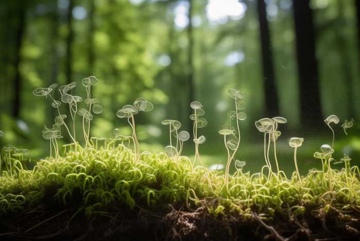 地钱生活史简图 - 地钱的生活史简图