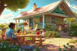 快乐生活家；快乐生活家园