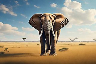 大象生活在森林还是草原 - 大象生活在草原还是森林的图画