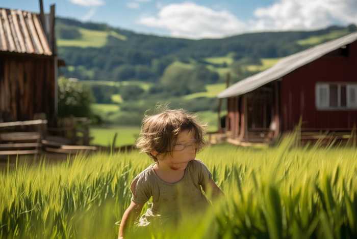孩子的农家生活 孩子的农家生活说说