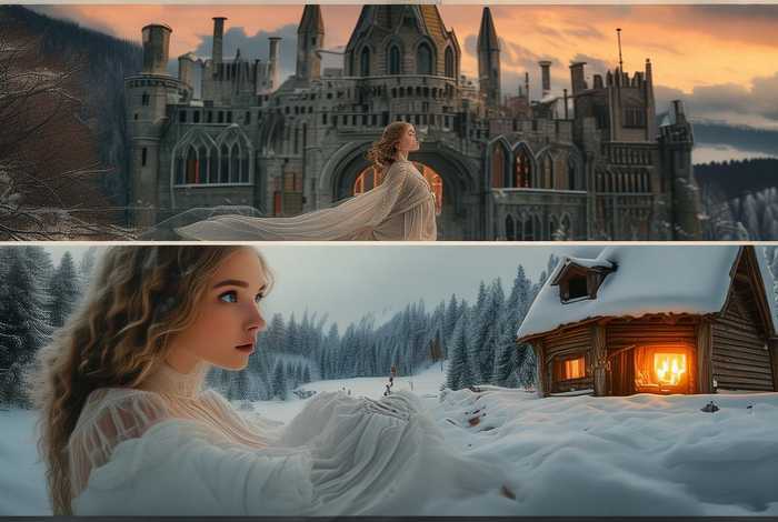 城堡生活女生雪屋生活，城堡的生活