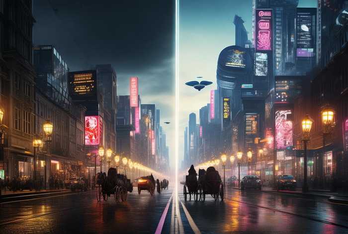 科技改变生活的图片对比（科技改变生活图片对比照）