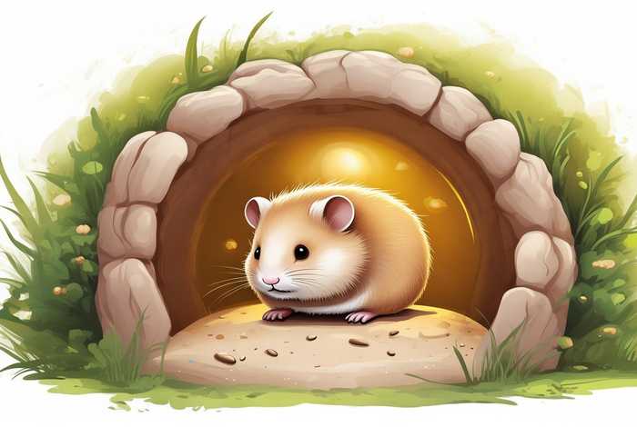 仓鼠生活在哪里 - 仓鼠生活在哪里简笔画