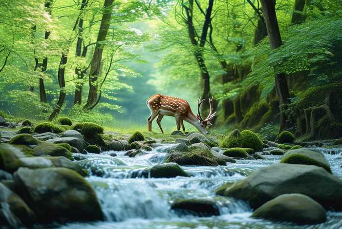 梅花鹿生活环境 - 梅花鹿的生活环境简单描述出来