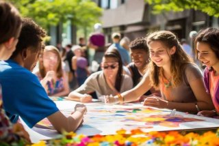 多彩的校园生活绘画小班 - 多彩的校园生活绘画小班图片