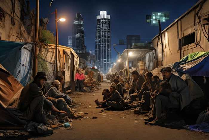 洛杉矶穷人的生活、洛杉矶穷人的生活现状