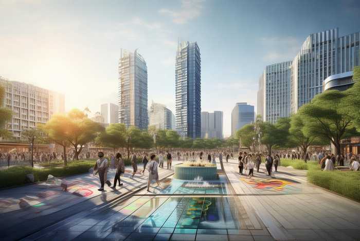 江岸生活圈，江岸生活广场