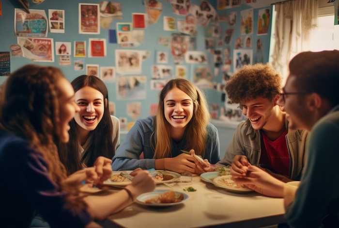 和谐宿舍生活大学英语作文 - 和谐的宿舍生活大学英语作文