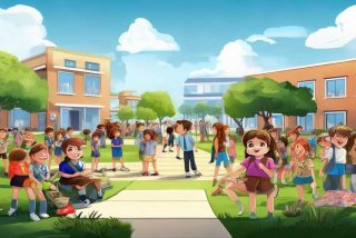 初一作文校园生活600字（初一作文校园生活600字左右）