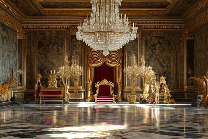 宫里的生活奢侈，形容宫里的生活