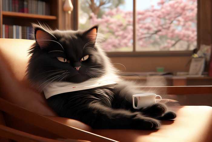 咖啡猫的辛福生活（咖啡猫的辛福生活视频）