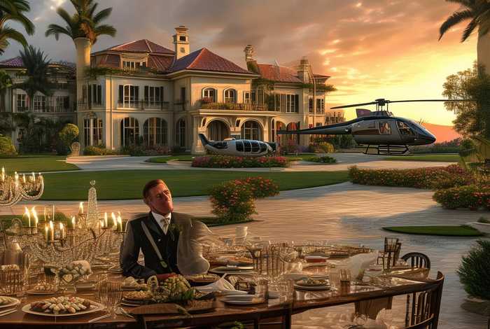 富豪的奢侈生活图片（富豪的奢侈生活图片大全）