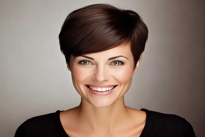 短发生活照片 - 短发女生活照片头像高清