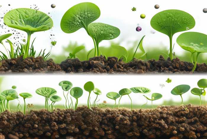 地钱的生活史图文表达 地钱的生活史简图