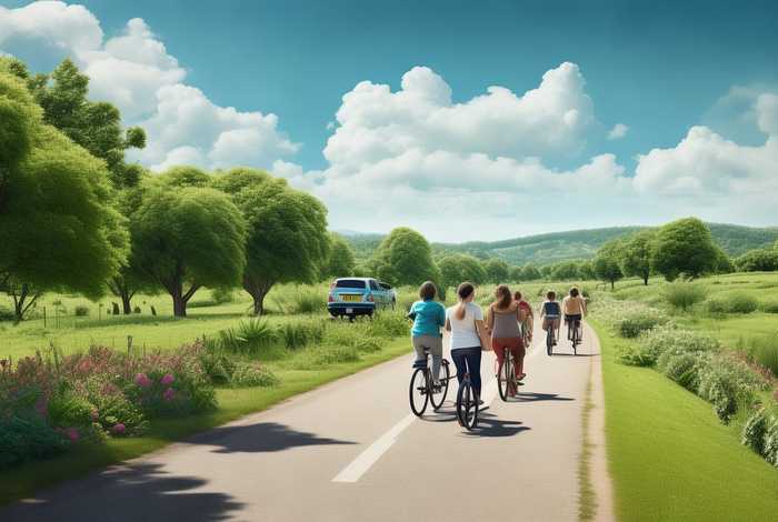 绿色环保低碳出行ppt 绿色环保,低碳出行ppt