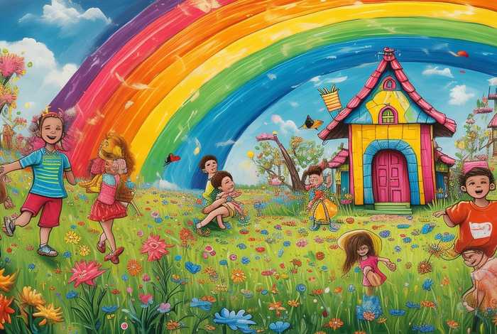 儿童诗生活的颜色配画，生活的颜色诗歌配画