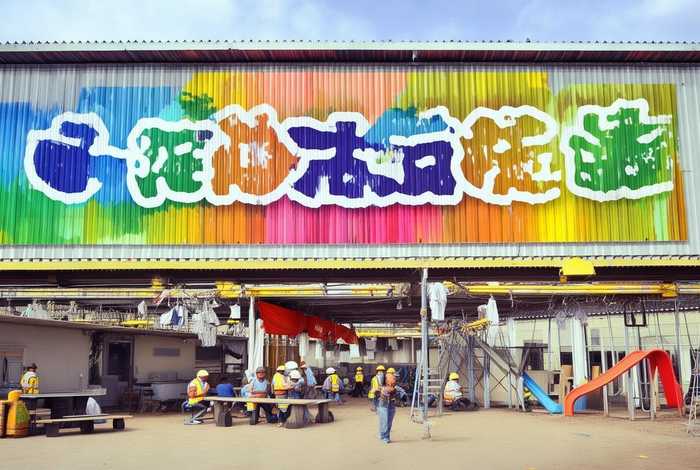 工地生活区标语横幅 - 工地生活区的标语