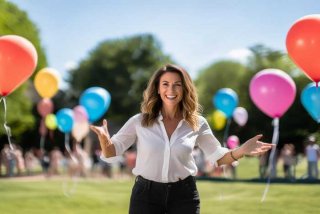 快乐生活一点通主持人王芳 - 快乐生活一点通外景主持人