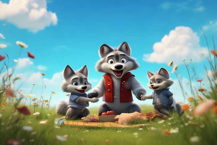 灰太狼的幸福生活三人图（灰太狼的幸福生活三人图片）