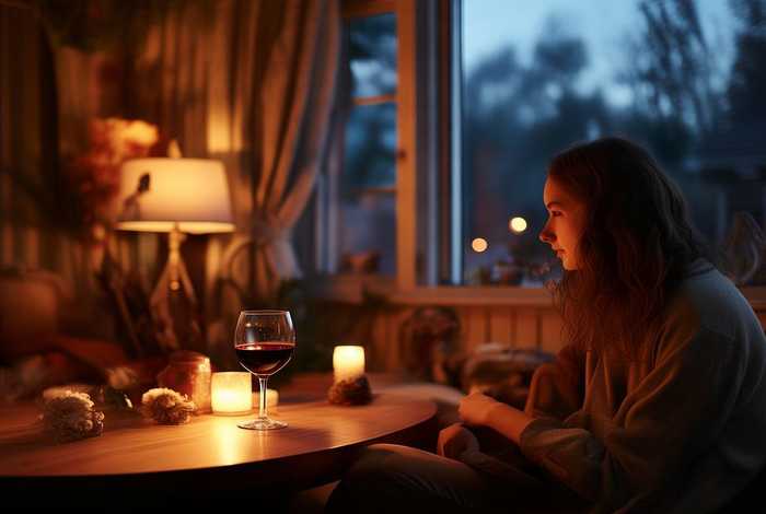 红酒图片生活照一个人 红酒图片生活照一个人可以拍吗