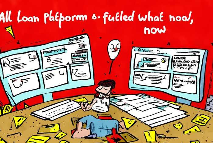 借款借钱（所有的借款平台都借不了钱怎么办）