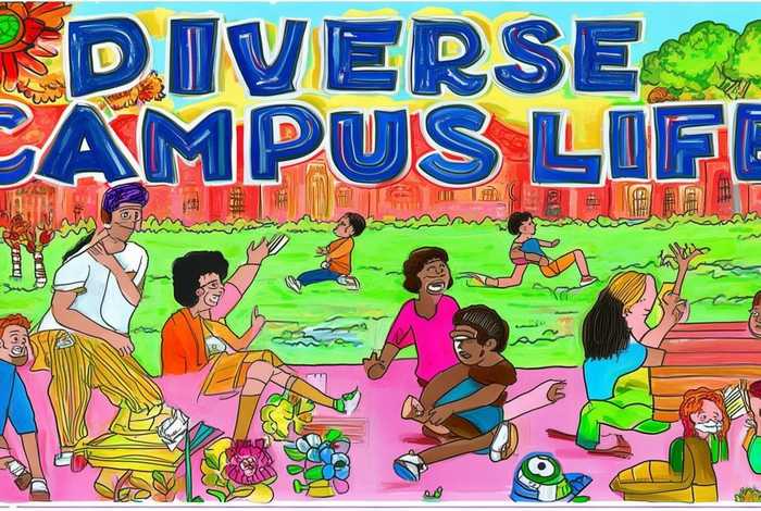 多彩的校园生活手抄报第一名 多彩的校园生活手抄报模板