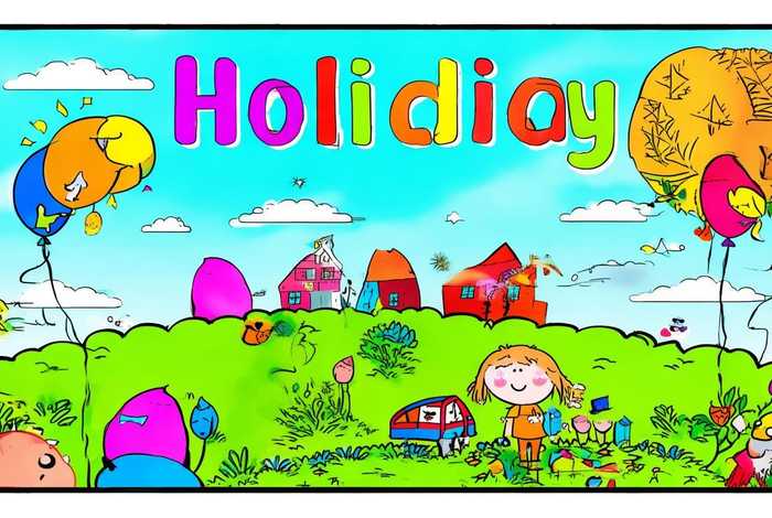 快乐的假期生活手抄报二年级，快乐的假期生活手抄报二年级简单