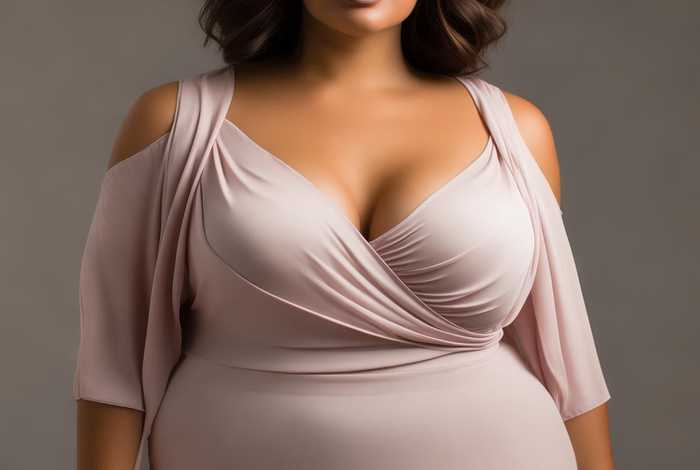 大胸穿衣效果，大胸穿什么衣服显好看