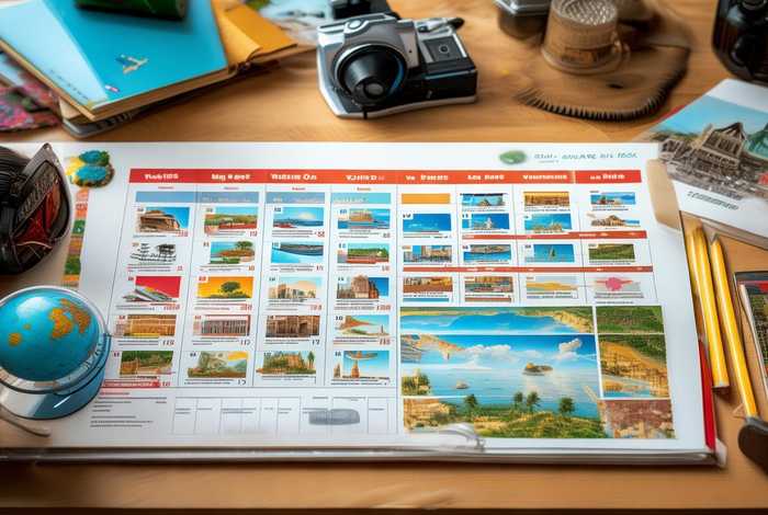 画一幅假期计划表；画一幅假期计划表怎么画