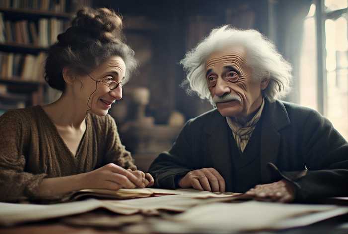 爱因斯坦和他妻子（爱因斯坦和他妻子的故事）