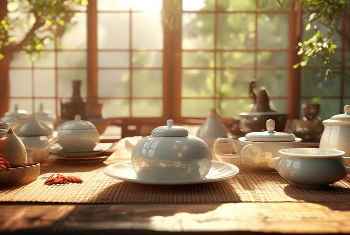 茶具生活悠然自得手机壁纸图片（茶具生活真实图片）