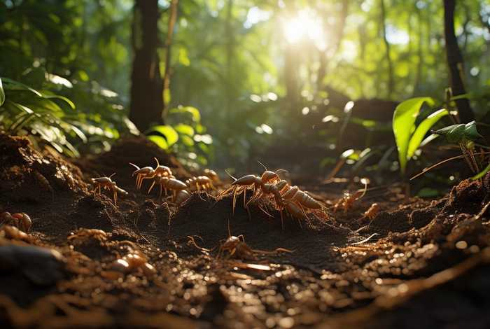 白蚁的生活环境是怎么样的 白蚁的生活环境是怎么样的图片