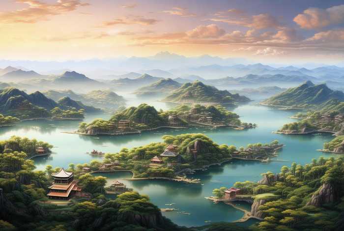 江山胜览图王振鹏电子版、王振鹏《江山胜览图》