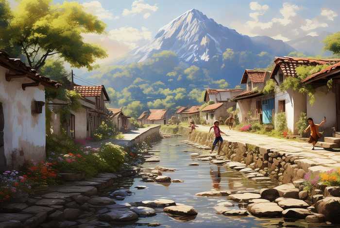 故乡生活画卷400字左右 故乡生活画卷400字左右怎么写