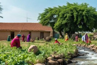 巴基斯坦的农村生活；巴基斯坦的农村生活视频