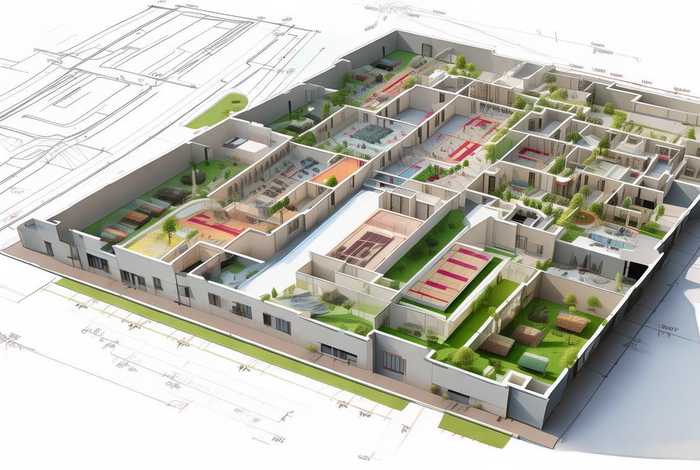 大学生活动中心平面图剖面图（大学生活动中心平面图剖面图怎么画）