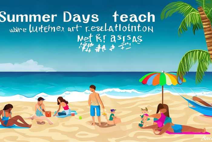 画暑期生活，画暑期生活的配上英语文字