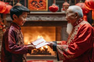 干爹新年快乐、祝爹爹新年快乐