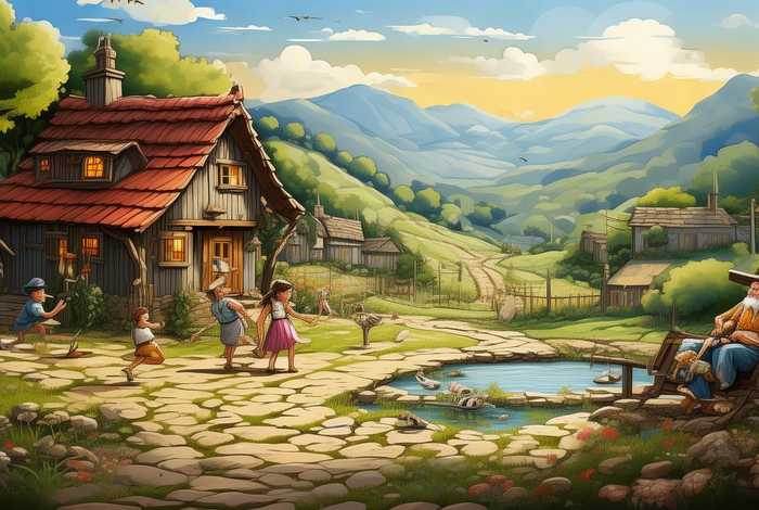 村庄生活故事，村庄生活故事怎么写