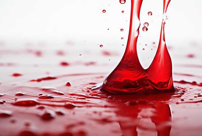 出鲜红色血，出鲜红色血一点又没了