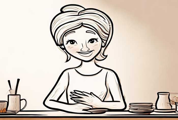 家庭主妇简笔画、家庭主妇简笔画简单又漂亮 家庭主妇简笔画、家庭主妇简笔画简单又漂亮